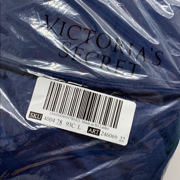 VS PINK Bling Leggings Floral Sequins NWT L - Picture 8 of 8